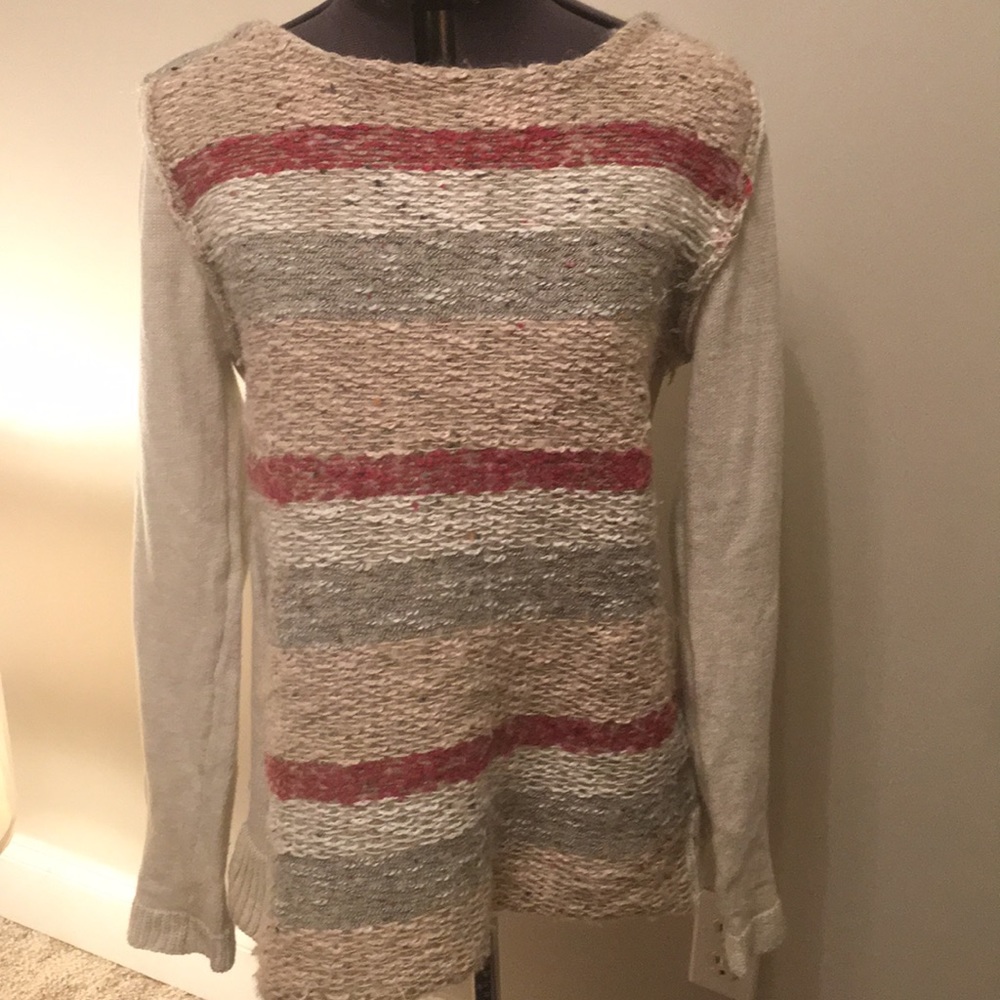SALE....Mystree Tweed Multi-Colored Sweater Large